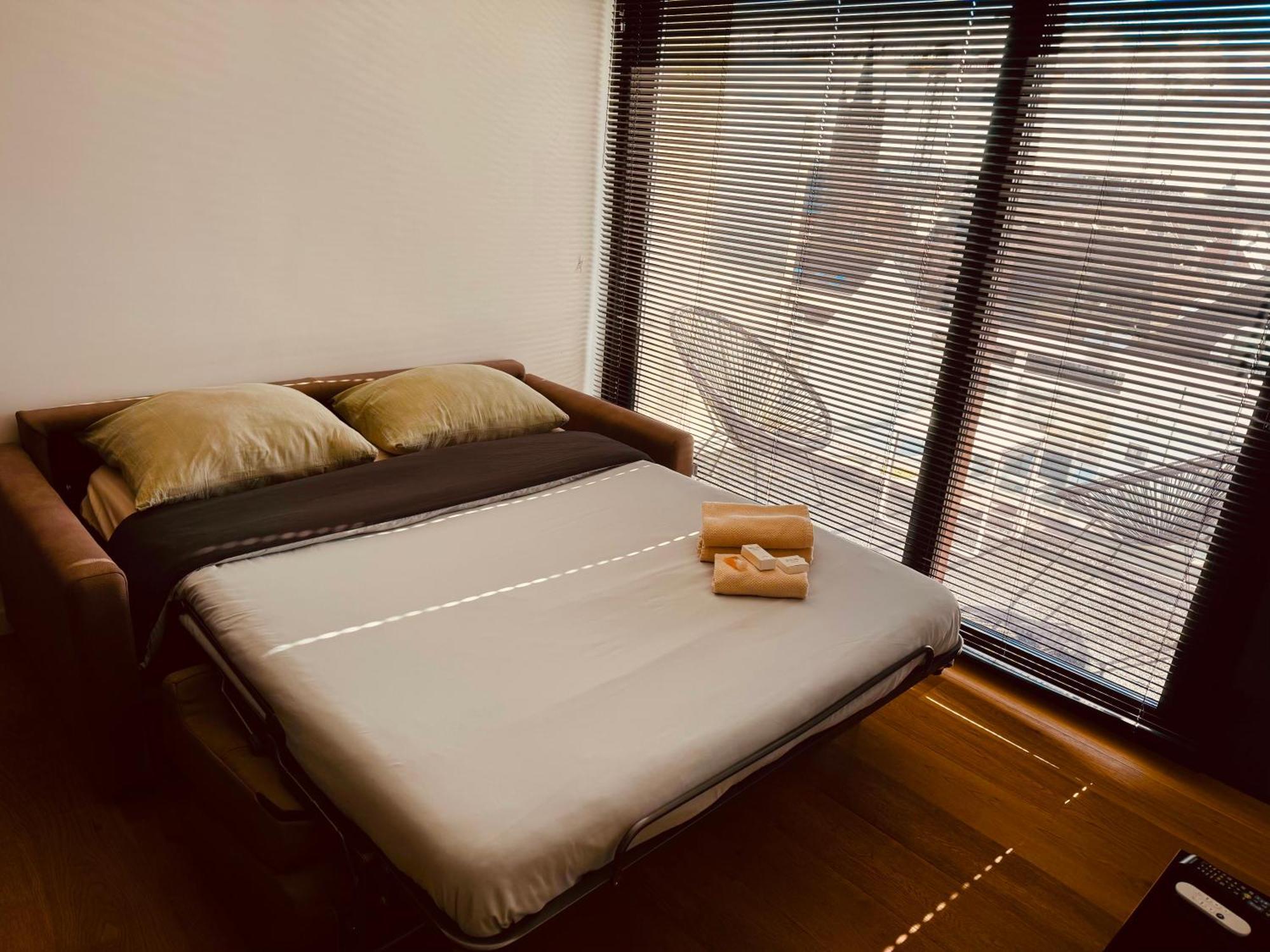 Studio Knokke-Heist Met Zetelbed Bagian luar foto