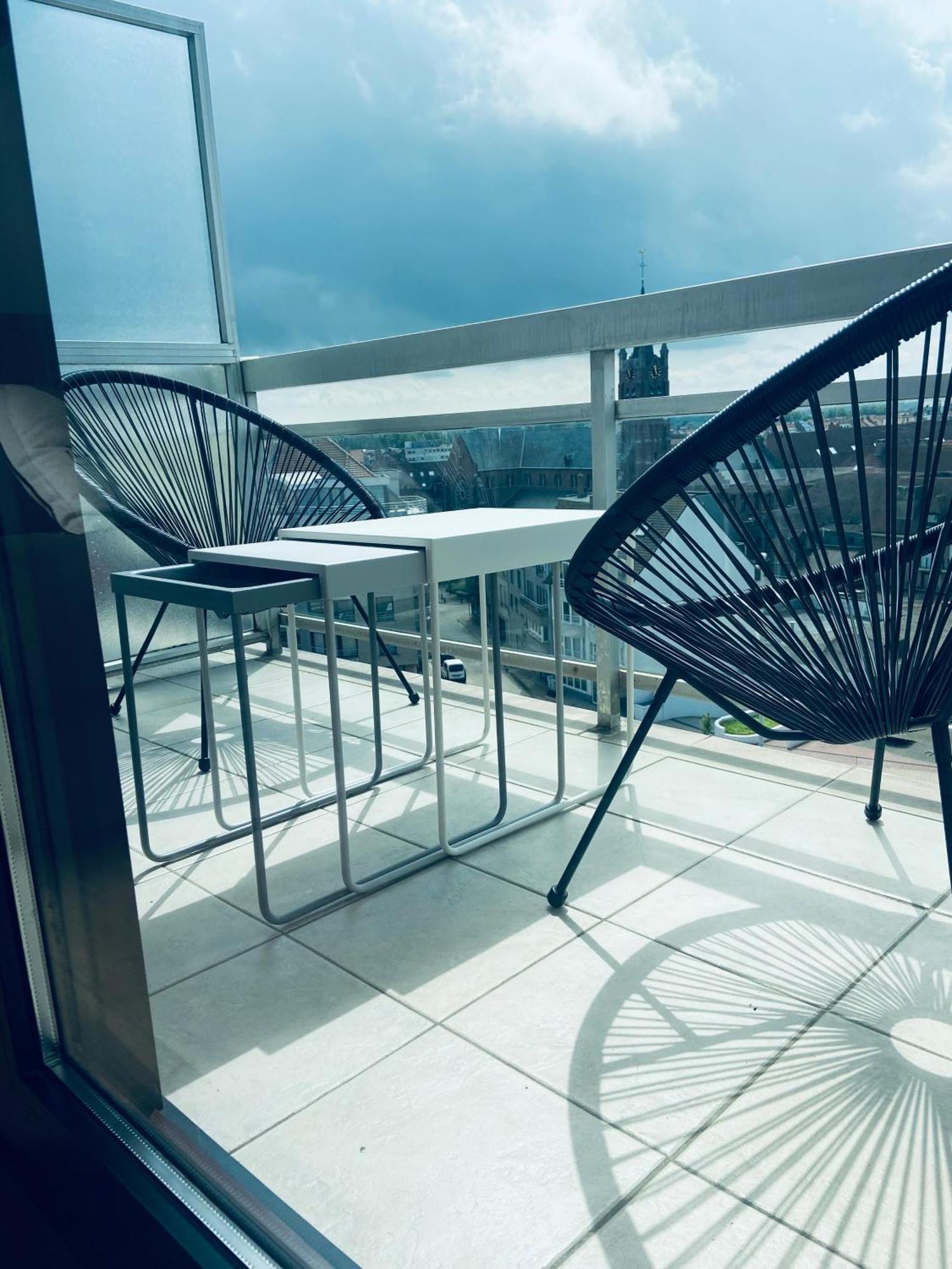 Studio Knokke-Heist Met Zetelbed Bagian luar foto
